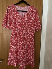 Red Floral Summer Shein Curve OXL (16/18)