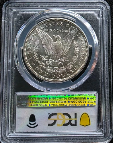 🌟 1882-S Morgan Silver Dollar $1 Coin  Strong Strike! MS61 PCGS 54103462