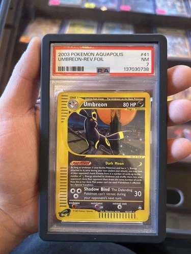 Pokémon Umbreon Aquapolis Reverse Holo Rare 041/147 PSA 7