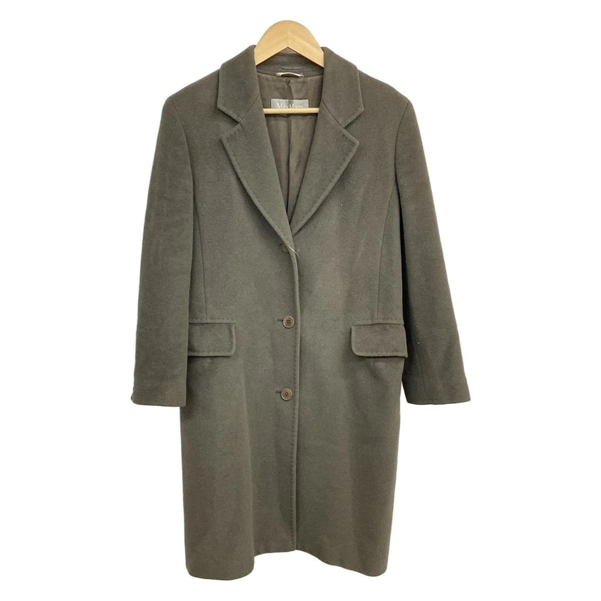 Manteau Max Mara - Taille 38 - Gris Laine - Occasion Très Bon État - Style Basique Et Élégant - Pour Femme