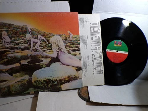 LED ZEPPELIN SD 7255 STERLING RL 1973 TEXTURED INNER SLV-PRINTED LYRICS