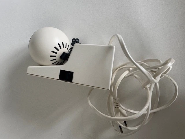 Vintage Osram Minispot Kugellampe in weiß-silber - Bild 4 von 4