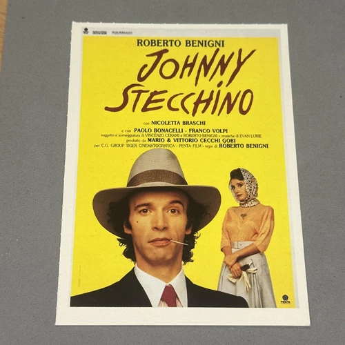 JOHNNY STECCHINO ROBERTO BENIGNI - Poster - Mini locandina ciak