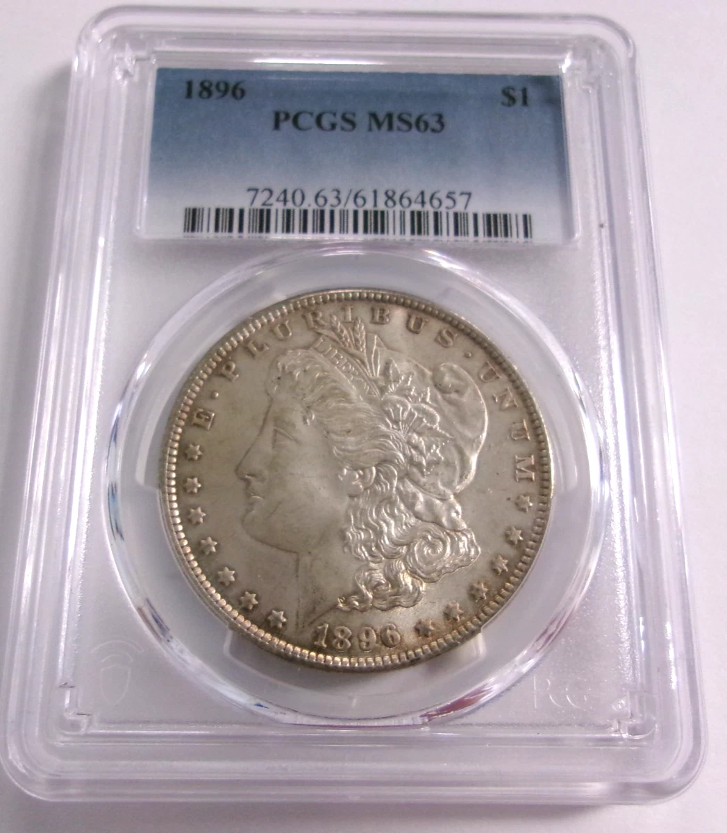 MS 63 Graded 1896 Year Morgan US Dollars (1878-1921) for sale | eBay