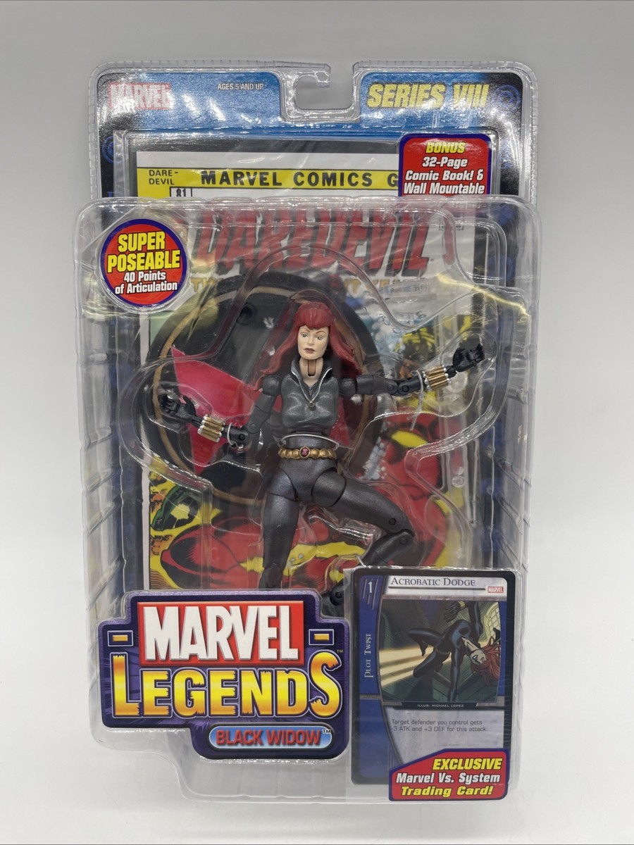 Marvel Legends Series VIII Black Widow Action Figure Sealed ToyBiz