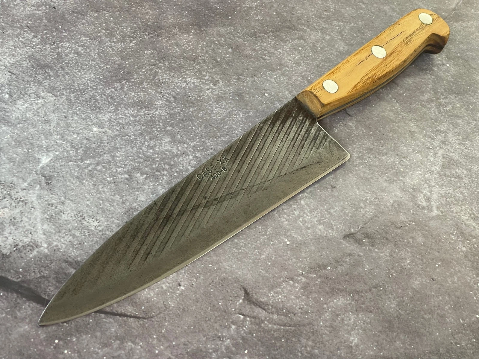 Vintage Case XX Chef Knife 200mm - Carbon Steel Made In USA 🇺🇸 1629