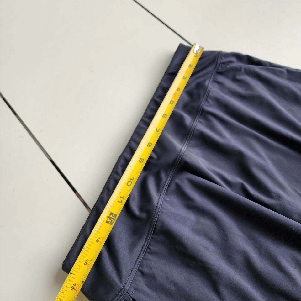 Pantalón corto de golf para mujer GREG NORMAN negro corte láser pajarita dobladillo bolsillos talla M Foto 3 de 4