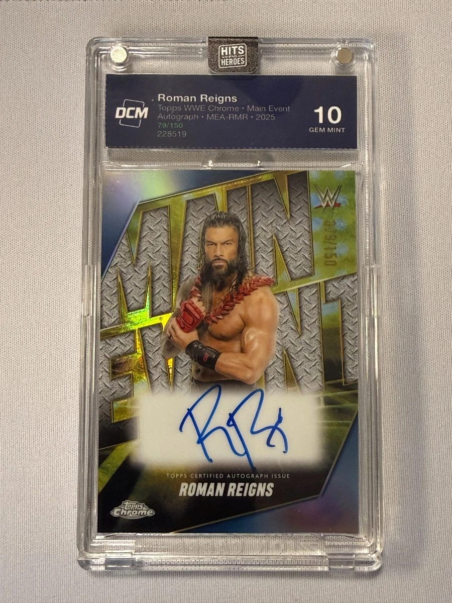 Topps Wrestling WWE Serial Numbered Sports Trading Cards