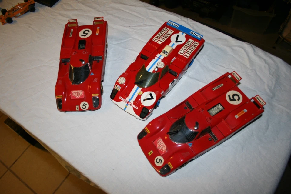 3 X Auto 1:20 Ferrari 512 Prototipo Edison Modélisme RARE - Photo 2/4