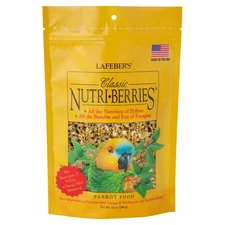 LAFEBER'S Classic Nutri-Berries Pet Bird Food for Parrots 10 oz