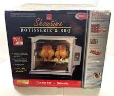 New Ronco Showtime Rotisserie & BBQ Oven Model 5000 Platinum Edition Digital