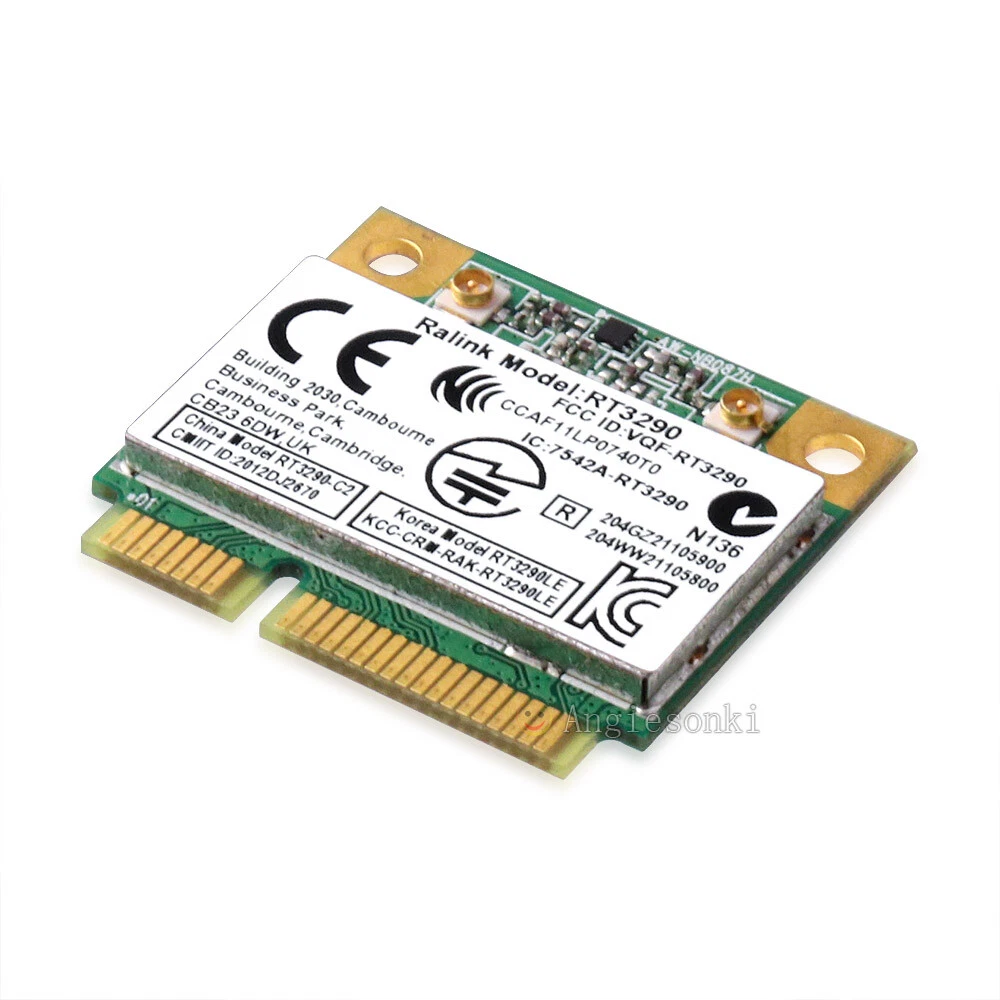NEW RaLink RT3290 802.11 BGN 150Mbps Half Mini PCI E WiFi Card.