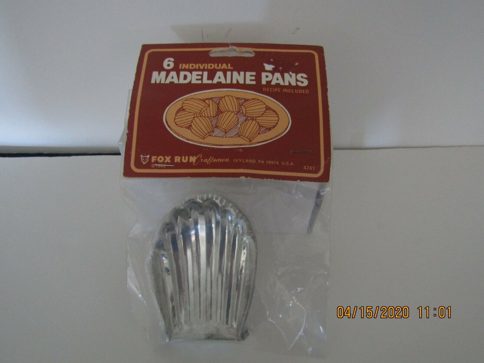 Six 6 Individual Madelaine gift Surprise price Pans Fox - Packag New Run #4741 in