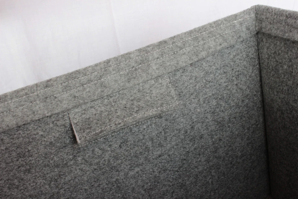 Filzkorb Zeitungskorb Spielzeugkorb Autokorb Wäschekorb Kaminkorb Basic Edel HG - Bild 4 von 4