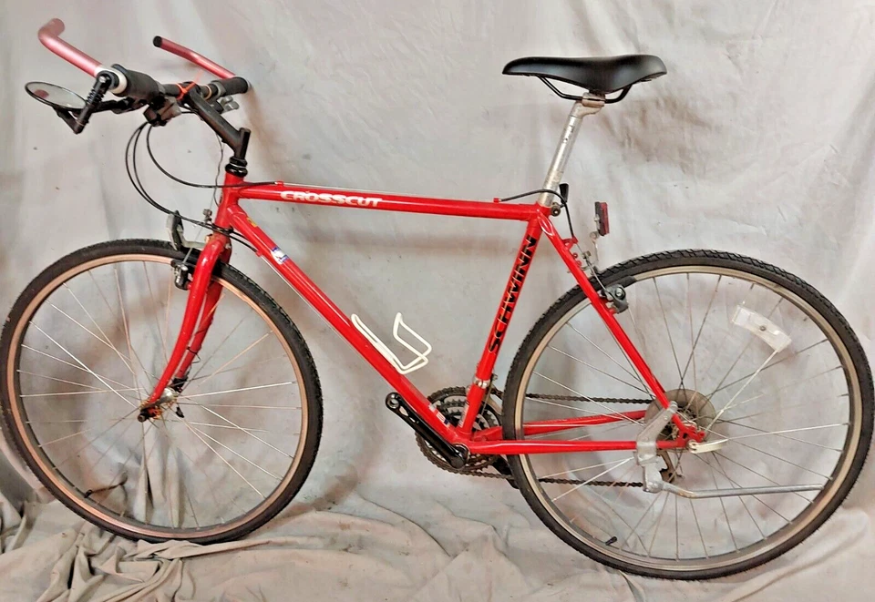 1994 Schwinn Cross Cut Hybrid Bike 20" Large Chromoly Steel Touring USA Shipper! - Image 2 of 4