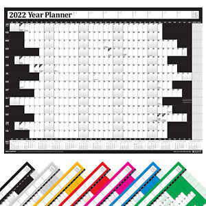 A1 2019 Year Wall Planner Large for Work/home/office Unmounted Folded Calendar for sale online