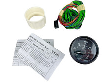 VDO Viewline Zusatzinstrument Ampermeter Ø 52 mm 12V + 24V Messbereich 30 A