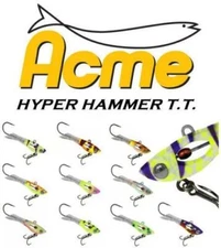 ACME TACKLE HYPER HAMMER TT ICE FISHING JIGGING WALLEYE CRAPPIE LURE CHOICE