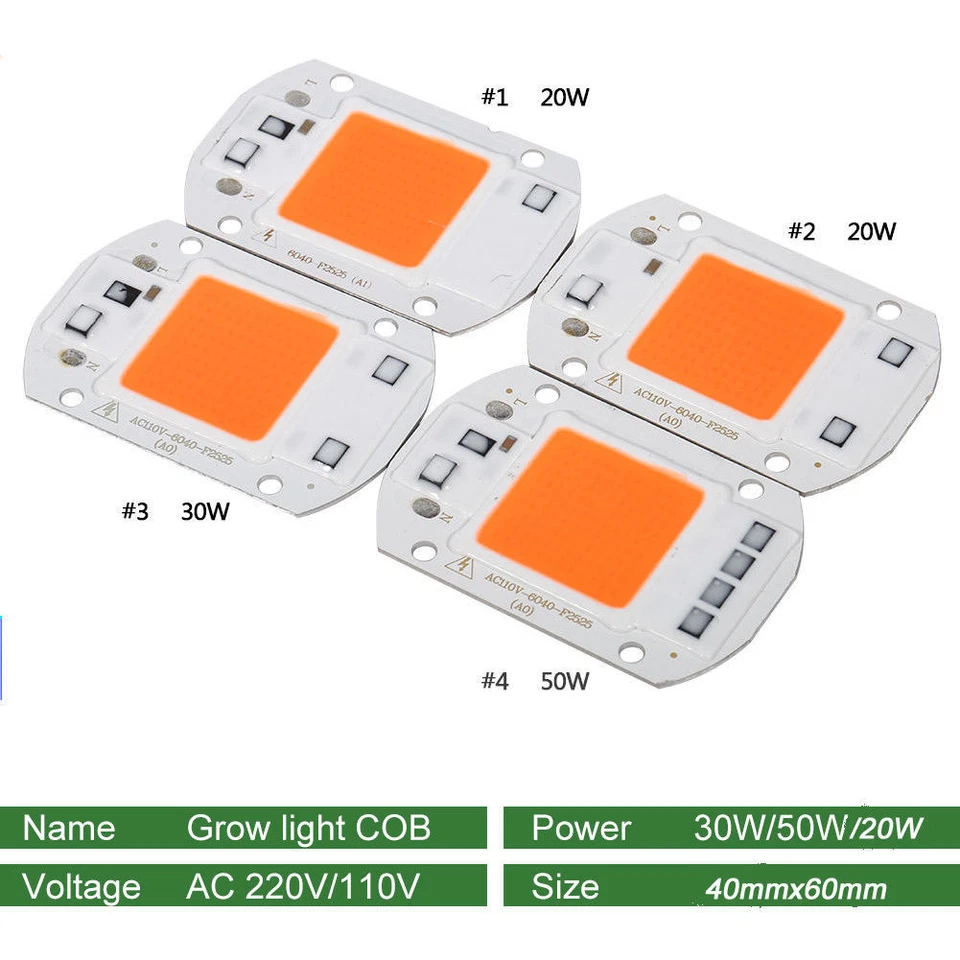 Full Spectrum LED Grows Light LED COB Chip For Hydroponic Greenhouse Plant - Image 4 of 4