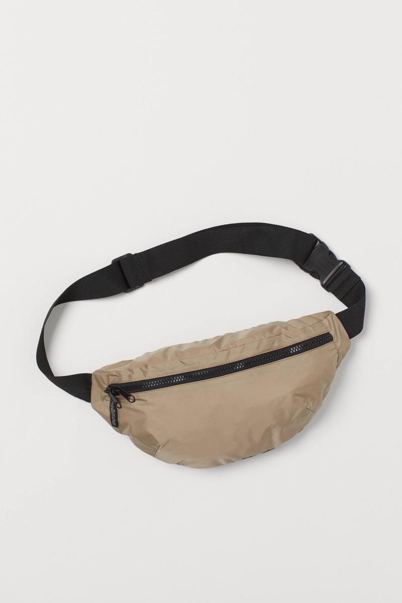 NWT H&M Fanny Pack Waist Bag Bumbag Crossbody Beige Tan  display picture 2