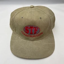 STF Construction Hat Ball Cap Adjustable Buckle OSFM Embroidered Home Contractor