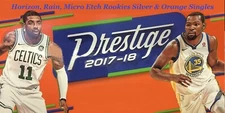 2017-18 Prestige Horizon, Rain, Micro Etch Rookies Silver & Orange Singles