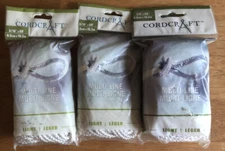 Lot of 3 Cordcraft Multi-Line Light Braided Nylon Boat Marina Rope, 2 Sizes NEW