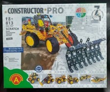 Alexander Metal Constructor 7-in-1 813 Digger Scratch w/Instruction Stem New