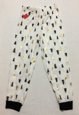 Family Pajamas Matching Kids Tree-Print Pajama Pants White S