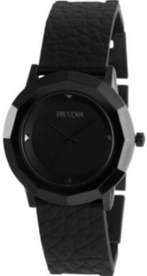 Nixon Womens Bobbi All Black Genuine Leather Watch F1195 | eBay