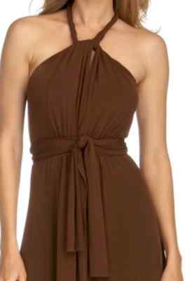 ruched chiffon halter dress Windsor Ruffle and Ready Chiffon Halter Maxi Dress in Light Blue