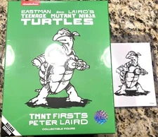 TMNT Firsts Peter Laird Deluxe Version BNG 300 Figure + Hand Numbered Print NEW