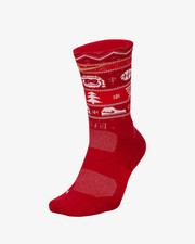 NEW Nike Elite Basketball Christmas Red Crew Socks XLarge 12-15