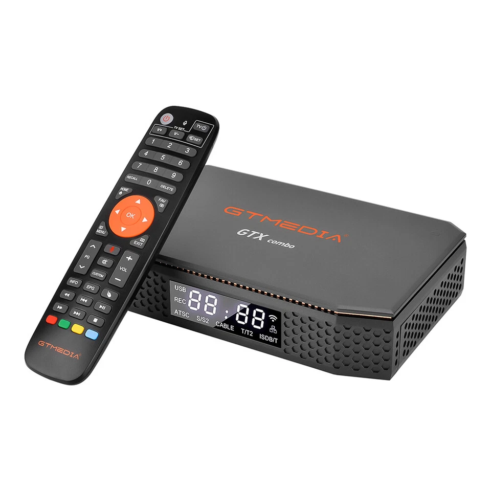 8K UHD Digital Sat DVB-T/T2 Android TV Streaming Box Bluetooth CI+ HDD Player - Bild 4 von 4