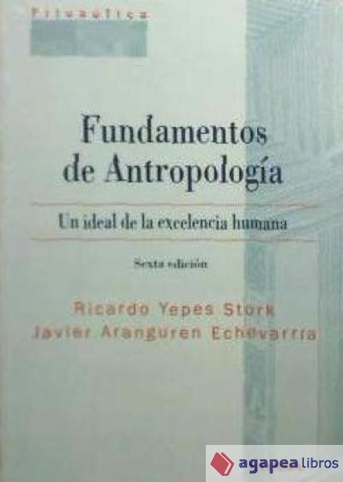 Fundamentos de antropología. NUEVO. ENVÍO URGENTE (Librería Agapea)