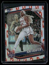 2025 Panini Prizm WNBA #72 Kiki Iriafen WNBA Logo Prizms