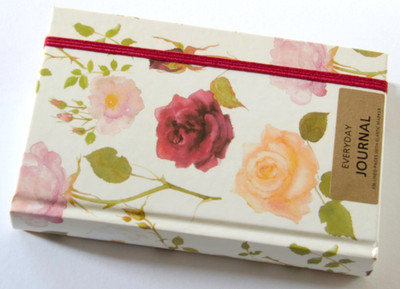 Journal Notizbuch, 336 Seiten, liniertes Notizbuch, Hardcover Notizblock, Rosen Design