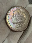 🔥 1902-O Morgan Silver Dollar – Stunning Rainbow Toning – VIDEO- MS+++++🌈