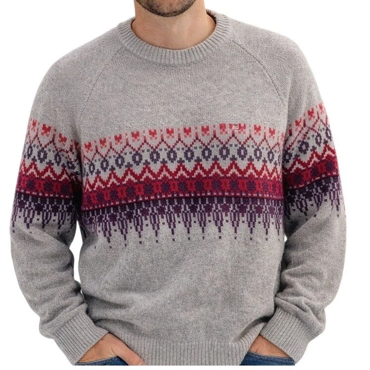 VTG Joseph & Lyman XL 100% Baby Alpaca Fair Isle Sweater Peru Fishman Cottage
Opens in a new window 