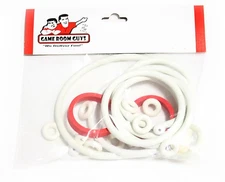 Gottlieb Ready Aim Fire Pinball Machine Replacement Repair Rubber Ring Kit White