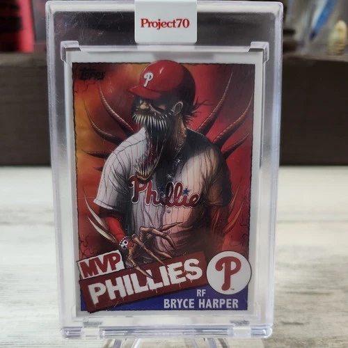 2021 Topps Project 70 Card Bryce Harper #757 Philadelphia Phillies Alex Pardee