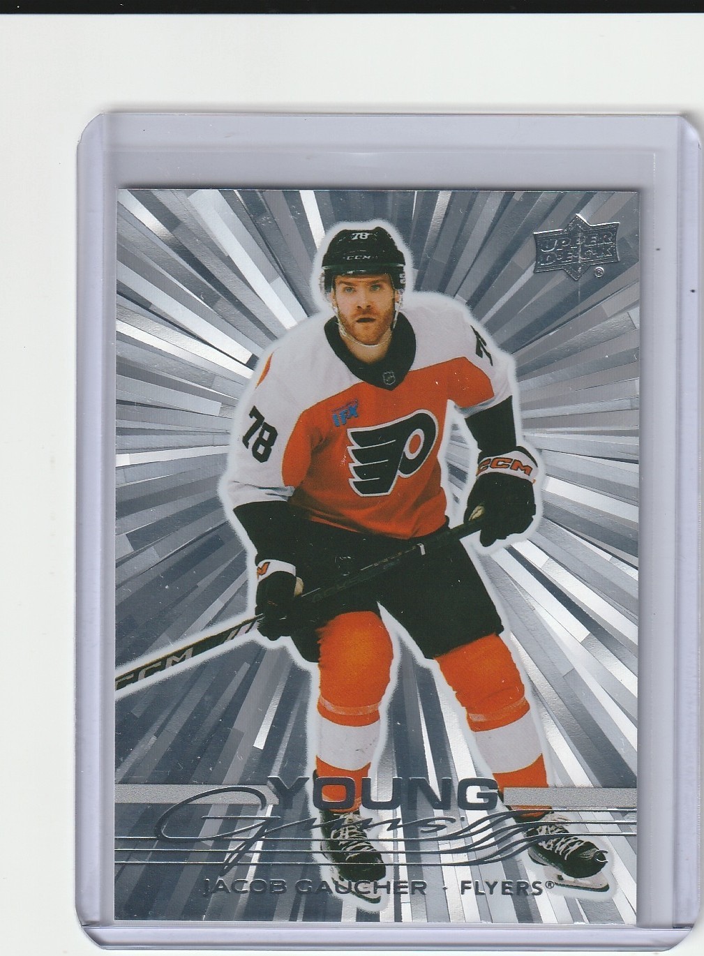 2025-26 Upper Deck Series 1 Young Guns Outburst Jacob Gaucher #225 Rookie RC