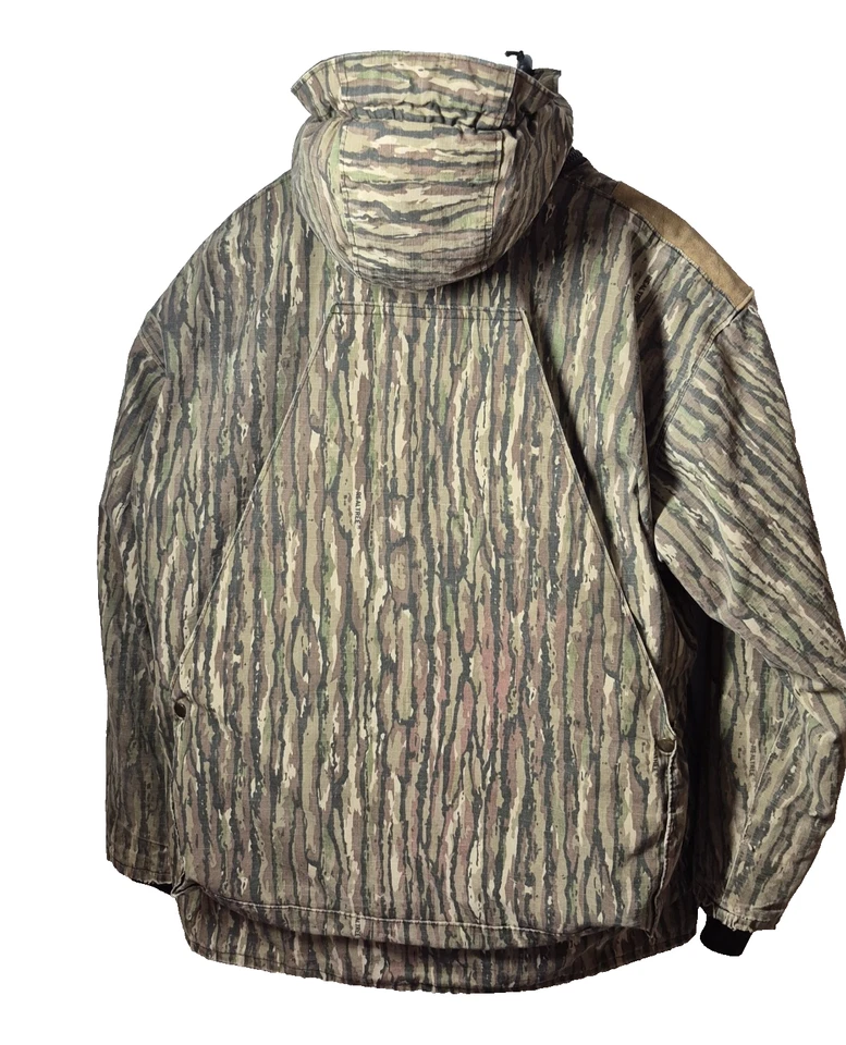 Vintage A Ju Shop Gore Tex Jacket L Hooded Tiger Camo Hunting  Korea  No Liner - Image 2 of 4