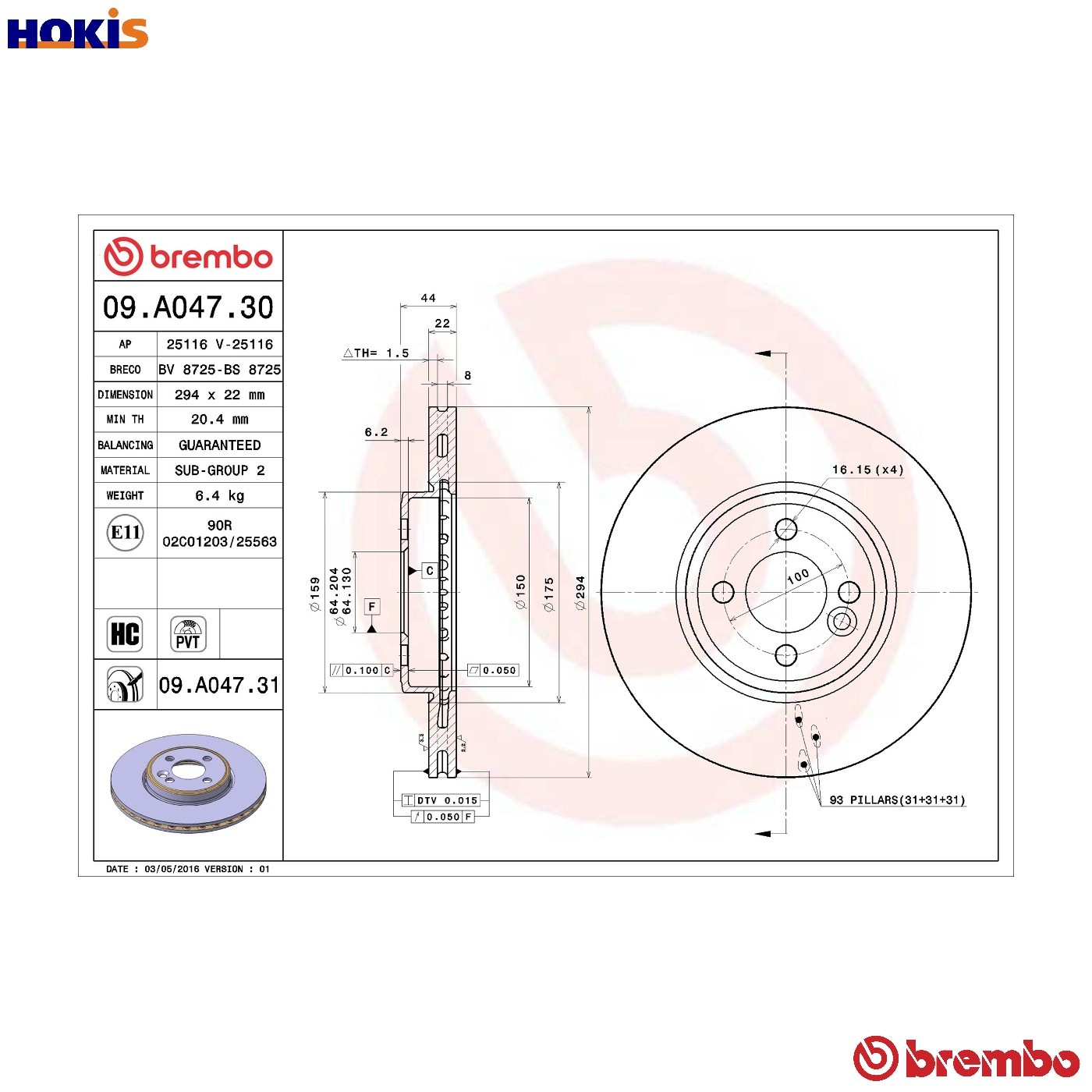 2x Front Brake Disc Fits Mini Mini Mini Clubman BREMBO - Image 15