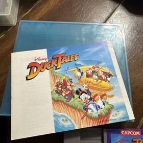 DuckTales Nintendo NES manuale, cartuccia e custodia rigida autentico 