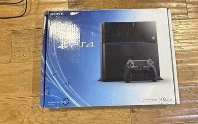 Sony PlayStation 4 500GB Black Console  System Original Box SEE DESCRIPTION!!!!