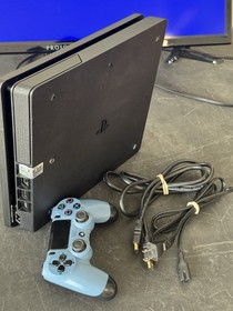 PS4 Slim Low Firmware 12.50 Refurbed (New Paste/Washed) Bundle Controller Sony