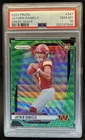 2024 Panini Prizm Jayden Daniels RC Green Wave Rookie #347 Commanders PSA 10