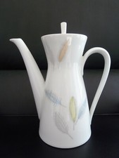 Alte Kaffeekanne Rosenthal Germany Form 2000 Bunte Blätter Retro Vintage