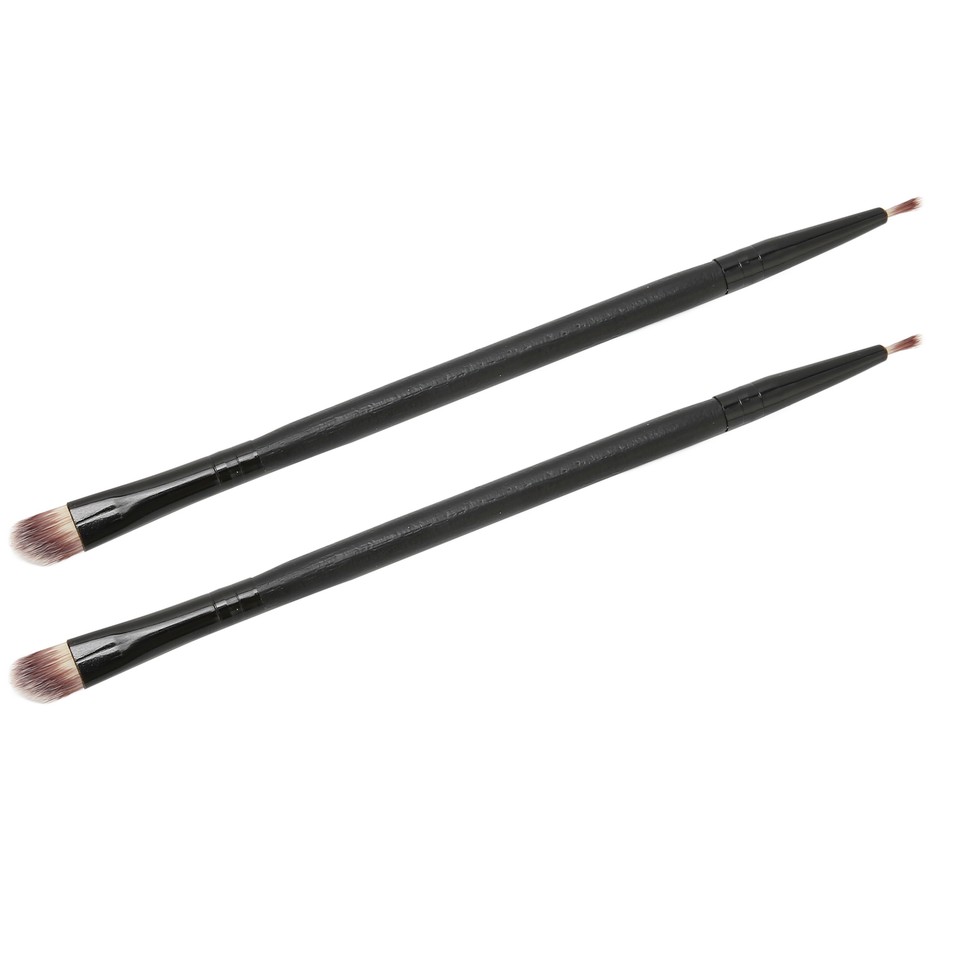 2Pcs Eye Shadow Brush Double Ended Hypoallergenic Eyeshadow Makeup